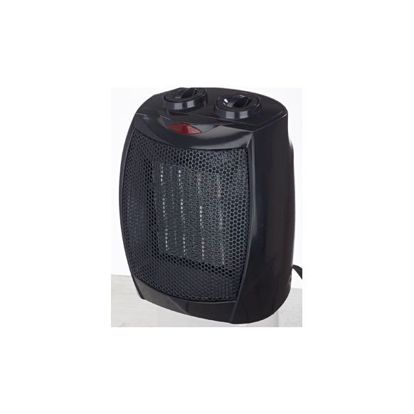 TERMOVENTILADOR CERAMICO ANTIVUELCO 750/1500W NEGRO