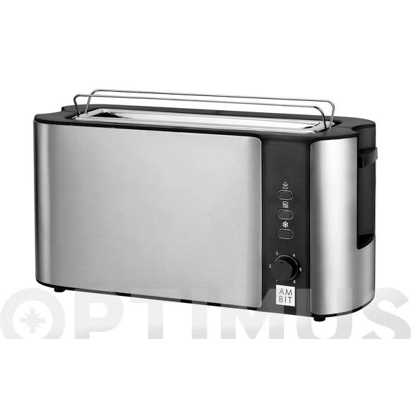 TOSTADOR UNA RANURA EXTRALARGA INOX 1000 W