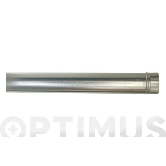 TUBO ESTUFA LISO GALVANIZADO CHIMENEA Ø110X1MT X0,50MM FR