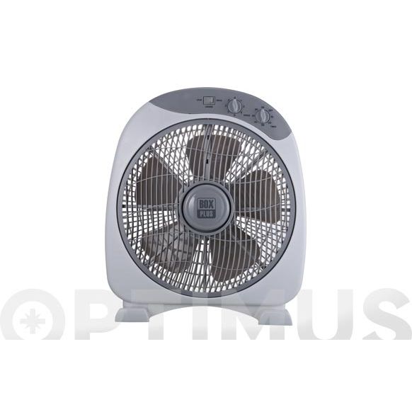 VENTILADOR BOX FAN Ø 30 CM 40 WT C/TEMPORIZADOR 1H 3VELOCIDADES BOXPLUS 