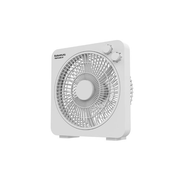 VENTILADOR BOX FAN TROPICANO BLANCO 35 WT Ø 30 CM TAURUS