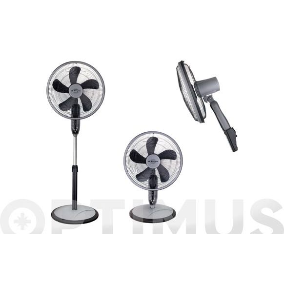 VENTILADOR DE PIE 3 EN 1 (PIE, SOBREMESA, PARED) CON MANDO A DISTANCIA 55W Ø 40CM SF-0246 ORBEGOZO 