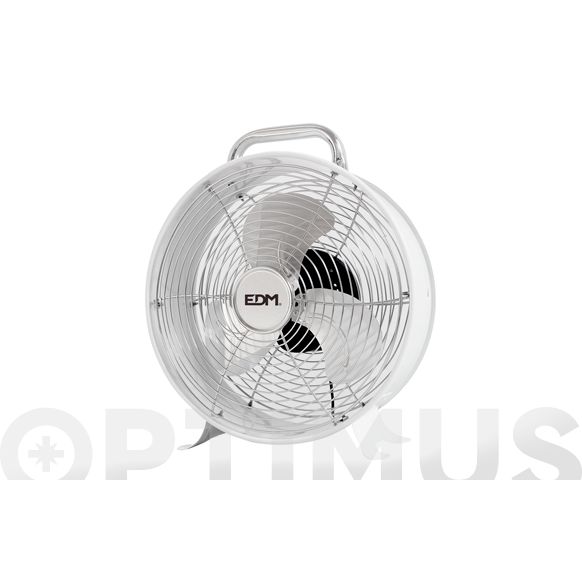 VENTILADOR DE SOBREMESA BLANCO 30W ASPAS Ø 20CM EDM