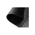 PAVIMENTO CAUCHO CIRCULOS 3 MM NEGRO ROLLO 10 M X 1 M ANCHO