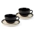 TAZA TE CON PLATO STONEWARE 2 UDS 20 CL MARTE