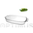 BANDEJA VIDRIO HORNO RECTANGULAR PYREX 35 X 23 CM PENGO