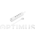 BASE MULTIPLE 4T + 2 USB COMPATIBLE ASIST VOZ SMART HOME MUVIT