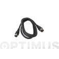 CABLE PROLONGADORANTENA CONEXION M-H 9.5 MM 1.5 MT NEGRO MP584E AXIL 