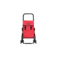 CARRO COMPRA 4 RUEDAS GIR. GO PLUS ECO DESENFUNDAB ROJO