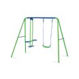 COLUMPIO INFANTIL METAL 1 ASIENTO + 1 BALANCIN 220 X 140 X182 CM