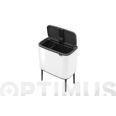 CUBO BO TOUCH BIN 11+23L. BLANCO