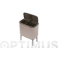 CUBO BO TOUCH BIN 11+23L. PLATINUM