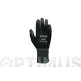 GUANTE NYLON CON PALMA RECUBIERTA DE POLIURETANO NEGRO TALLA 11 BPU1400/11  JUBA .