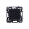 PULSADOR ELEC 9X9X3,8CM EMP ABS DARK VALENA NEXT LEGRAND VALENA NEXT