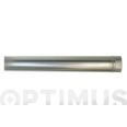 TUBO ESTUFA CON LLAVE LISO GALVANIZADO CHIMENEA Ø100 M X 1 MT. FR